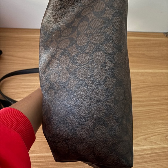 COACH GALLERY TOTE IN SIGNATURE CANVAS BROWN - Picture 7 of 8